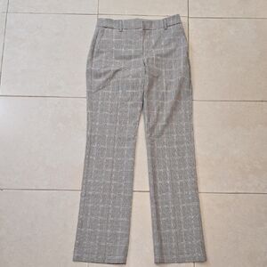 Express Gray Checkered Wide Leg Pants